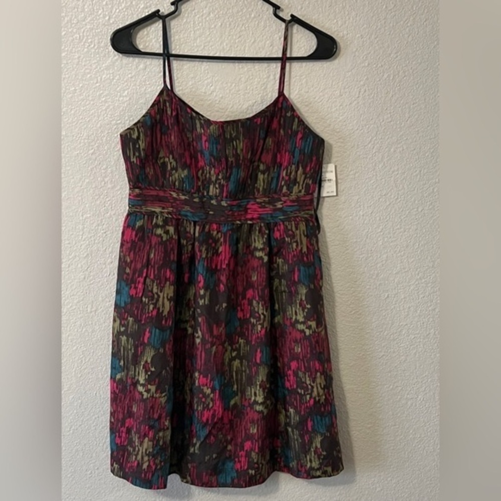 NWT Nordstrom Halogen Mulitcolor Strappy Dress‎ Size 4